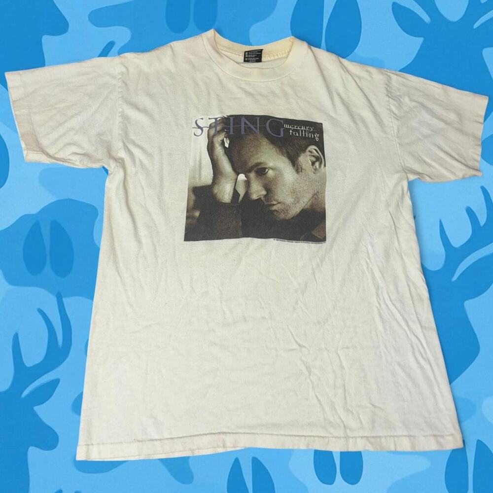 Vintage 1996 Sting Mercury Falling Tour Tee Size L